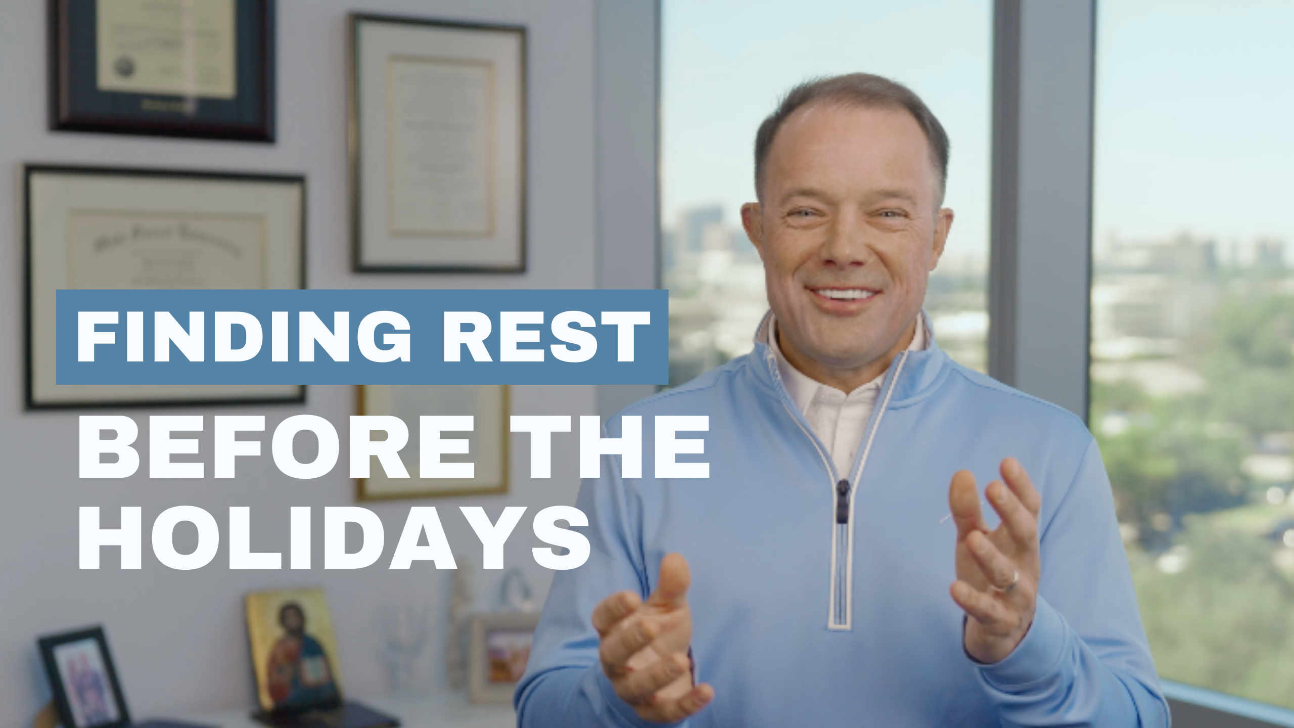 Finding Rest Before The Holidays