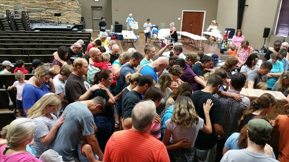 Real Life Christian Church Group Prayer Huddle
